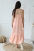 Image 7 of Summer linen dress with a V-neckline and has no sleeves Sheila from Baltic Linen